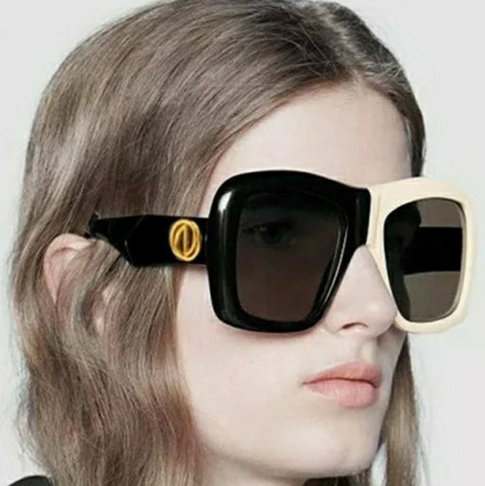 Split color Sunglasses - Picture 2 of 6